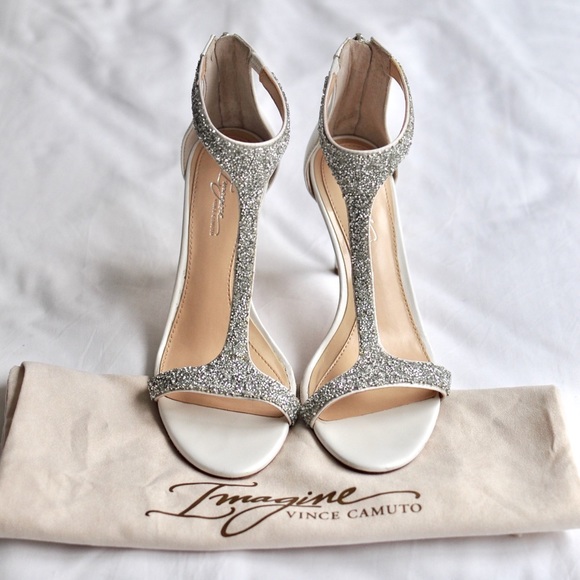 Imagine by Vince Camuto T-Strap Sandal Heel - Picture 1 of 7